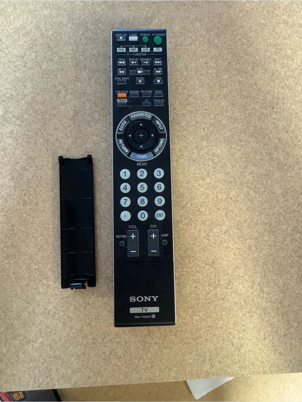 Sony RM-YD024 TV Remote Control for Bravia TV